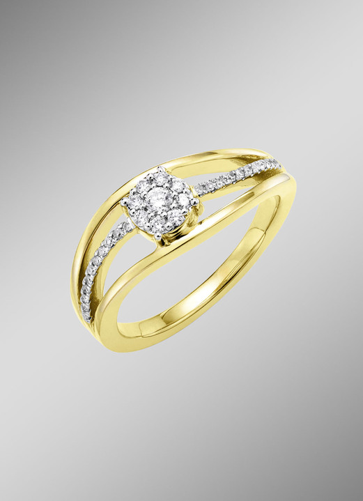 Ringe - Damenring Gold 585/-, in Größe 160 bis 220, in Farbe  Ansicht 1