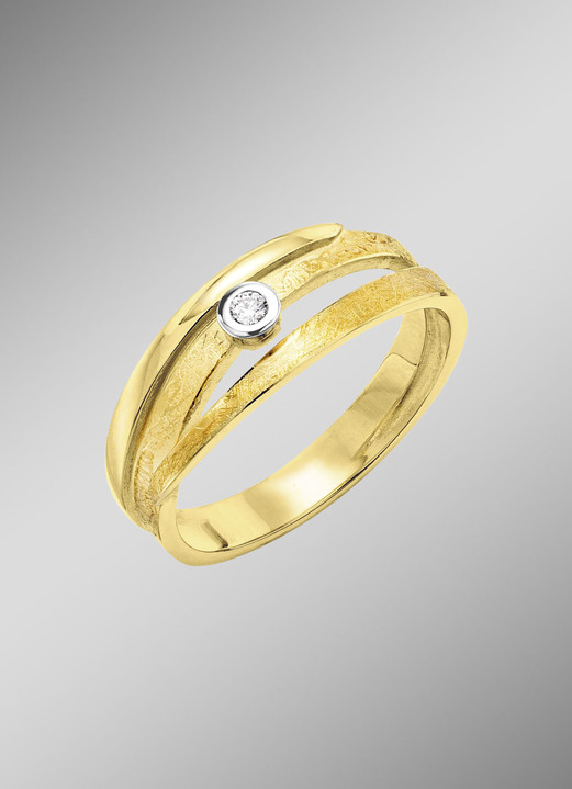 Ringe - Damenring Gold 585/-, in Größe 160 bis 220, in Farbe  Ansicht 1