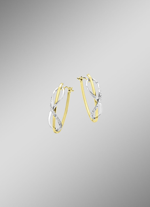 Ohrschmuck - Creolen Gold 375/-, in Farbe  Ansicht 1