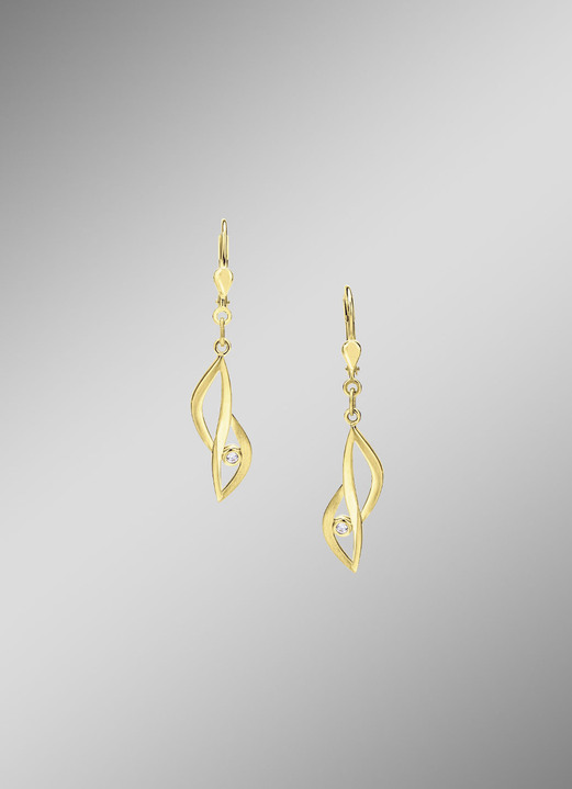 Ohrschmuck - Ohrringe Gold 375/-, in Farbe  Ansicht 1