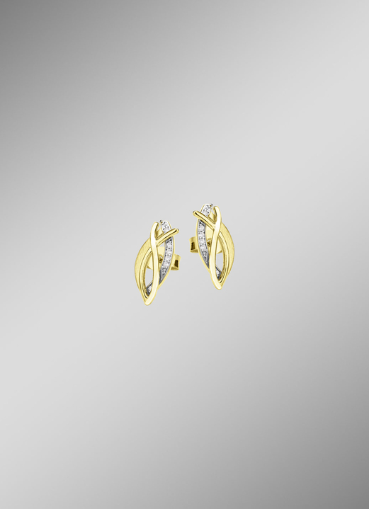 Ohrschmuck - Ohrstecker Gold 375/-, in Farbe  Ansicht 1