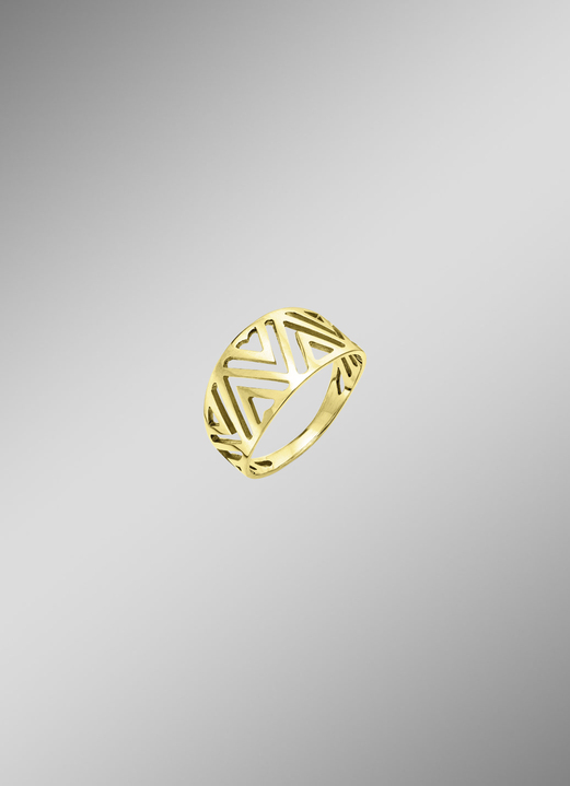 Ringen - Moderne damesring van goud, in Größe 160 bis 220, in Farbe  Ansicht 1