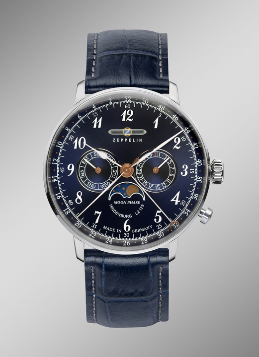 Partner horloges - Zeppelin Quartz partnerhorloges, in Farbe , in Ausführung Herenhorloge Ansicht 1