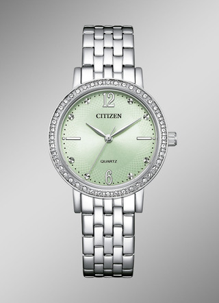 Citizen quartz dameshorloge met roestvrijstalen bandkast