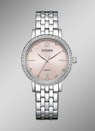 Citizen quartz dameshorloge met roestvrijstalen bandkast