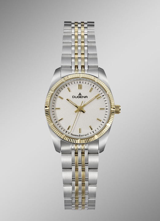 Stalen band / metalen band - Dugena quartz dameshorloge – elegantie ontmoet precisie, in Farbe  Ansicht 1