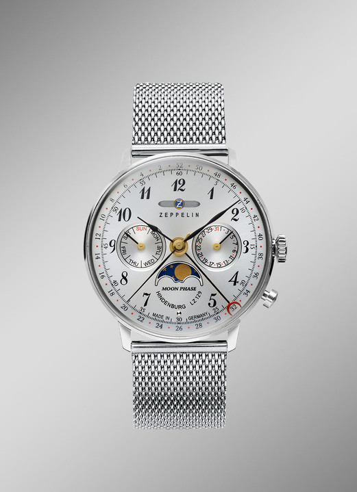 Partner horloges - Zeppelin quartz partnerhorloges uit de Hindenbrurg-serie, in Farbe , in Ausführung Dameshorloge Ansicht 1