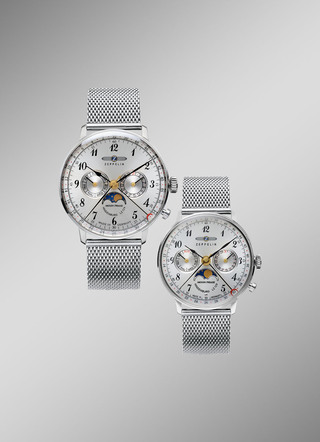 Zeppelin quartz partnerhorloges uit de Hindenbrurg-serie
