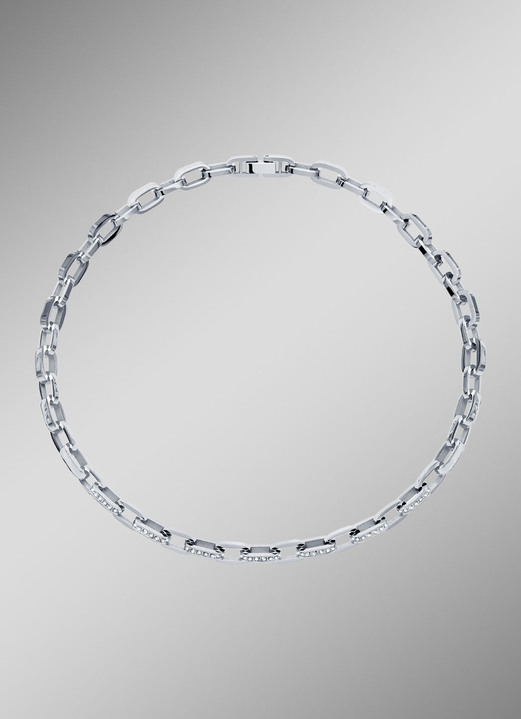 Halskettingen - Voor hem en haar: ketting met kristallen, in Farbe  Ansicht 1