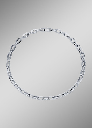 Voor hem en haar: ketting met kristallen