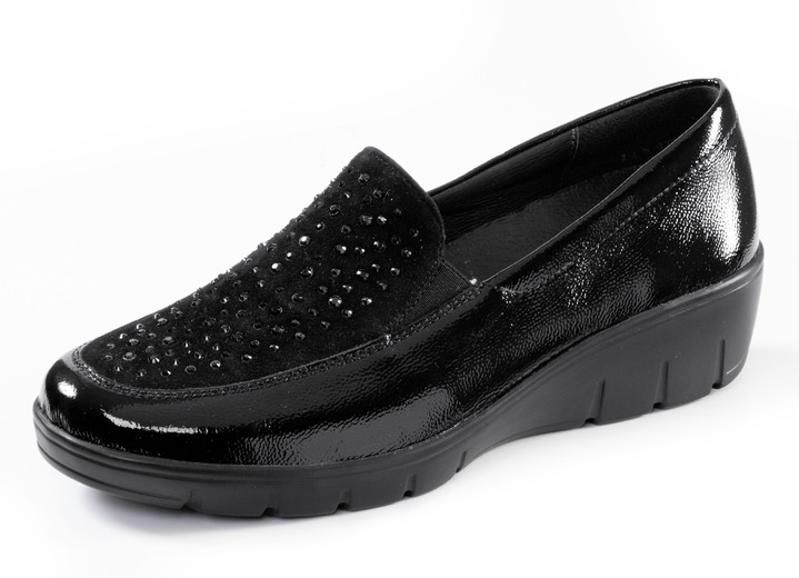 Slipper & Schnürschuhe - Slipper, in Größe 3 1/2 bis 8, in Farbe SCHWARZ Ansicht 1