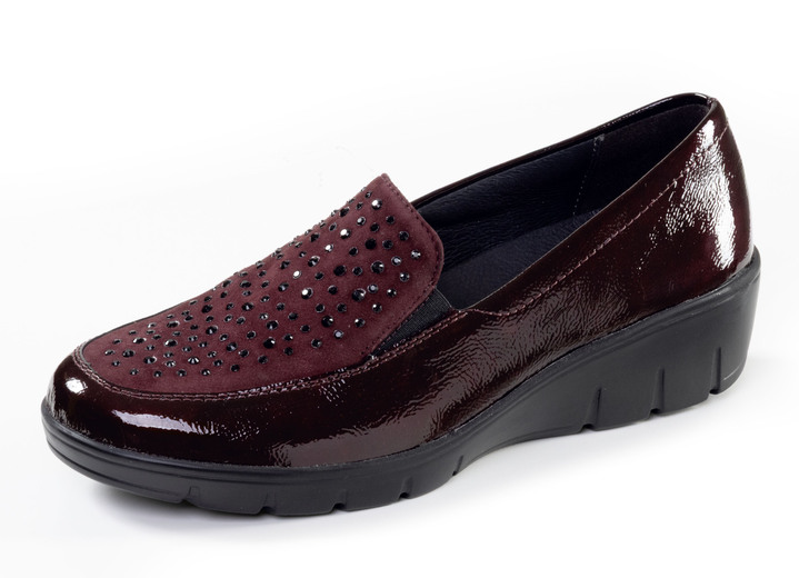 Slipper & Schnürschuhe - Slipper, in Größe 3 1/2 bis 8, in Farbe BURGUND Ansicht 1