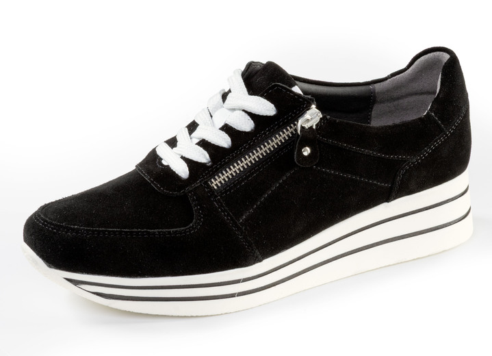 Slipper & Schnürschuhe - Sneaker, in Größe 036 bis 042, in Farbe SCHWARZ Ansicht 1