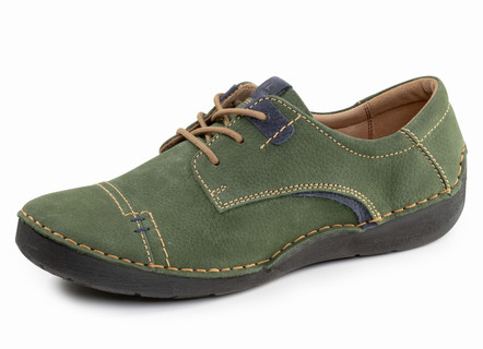 Josef Seibel, klassieke dames veterschoenen, breedte G, met uitneembaar voetbed
