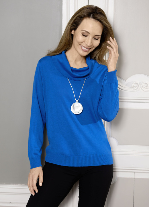 Basics - Pullover, in Größe 036 bis 050, in Farbe ROYALBLAU Ansicht 1
