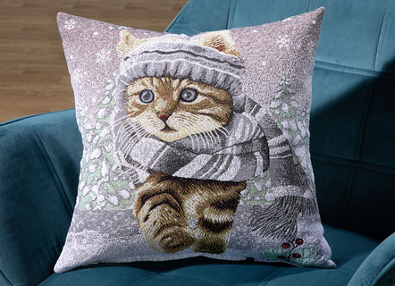 Kissenbezug "Katze m