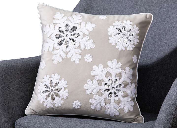 Kerstdecoraties - kussensloop, in Farbe CREME Ansicht 1