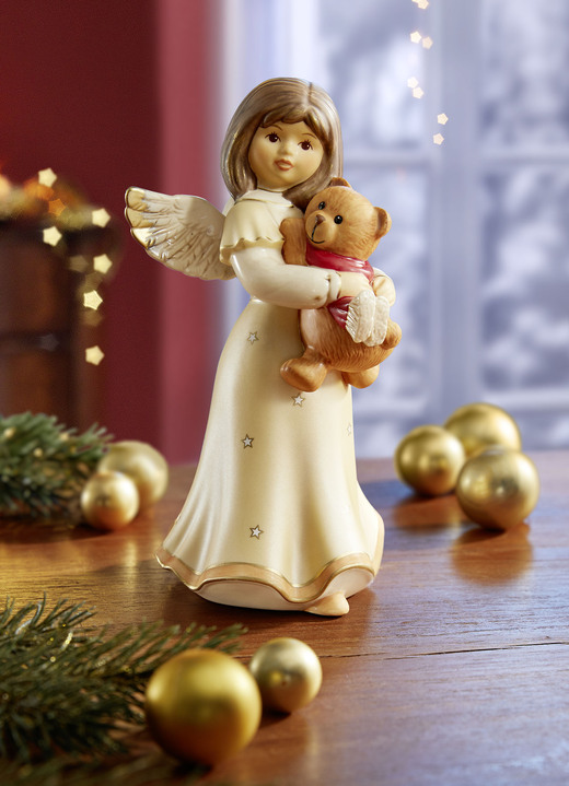 Goebel-Figuren - Engel mit Teddy, in Farbe CHAMPAGNER Ansicht 1