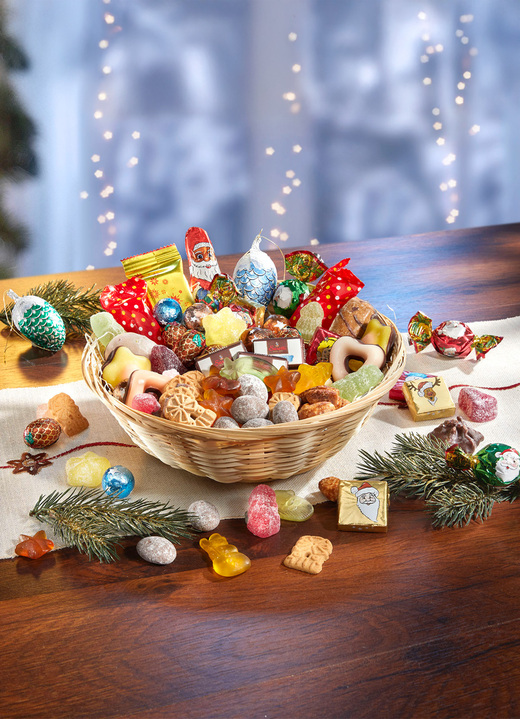 Kerstlekkernij - Kerstmand voor lekkernijen, in Farbe MULTICOLOR