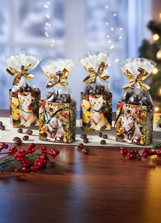 Kerstlekkernij - Cadeautas herfstkittens, in Farbe BUNT