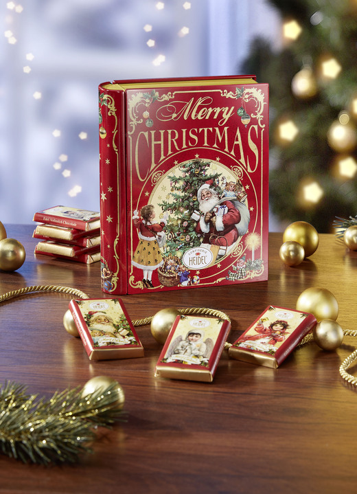 Kerstlekkernij - Chocoladeboek, in Farbe ROT