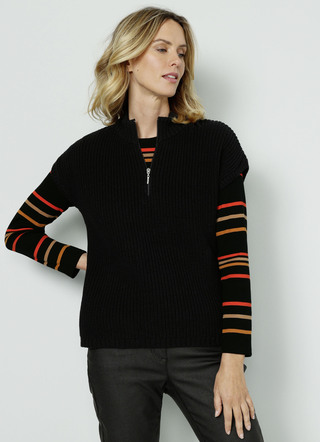 Sweatervest in pareltand