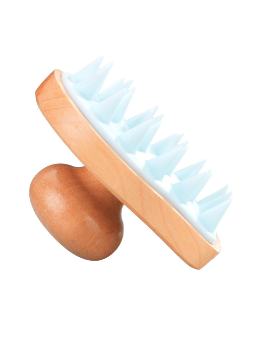 Massage - Wellness massageborstel 2-in-1, in Farbe BRAUN-WEISS Ansicht 1