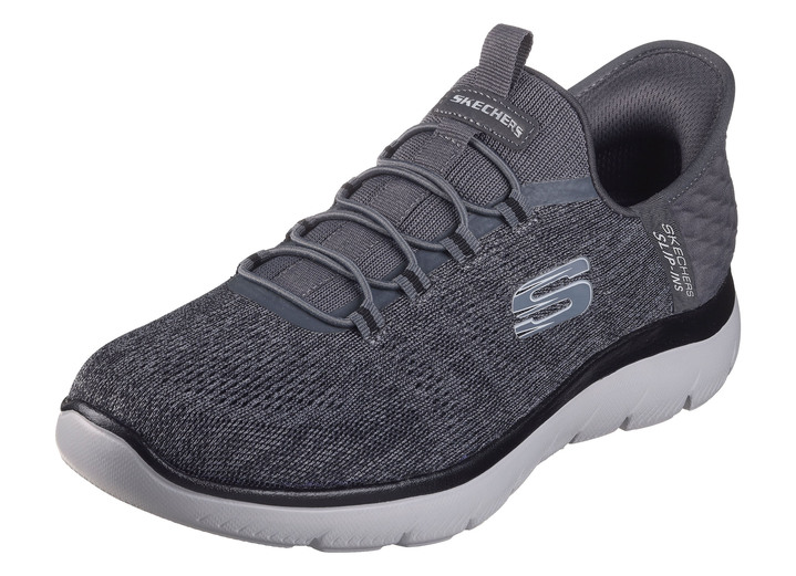 Instappers & veterschoenen - SKECHERS, herensneakers, met gegoten instaphak, in Größe 040 bis 048, in Farbe ANTHRAZIT Ansicht 1