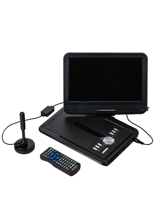 Thuisbios - Draagbare dvd-speler met 10,1-inch tv, in Farbe ZWART Ansicht 1