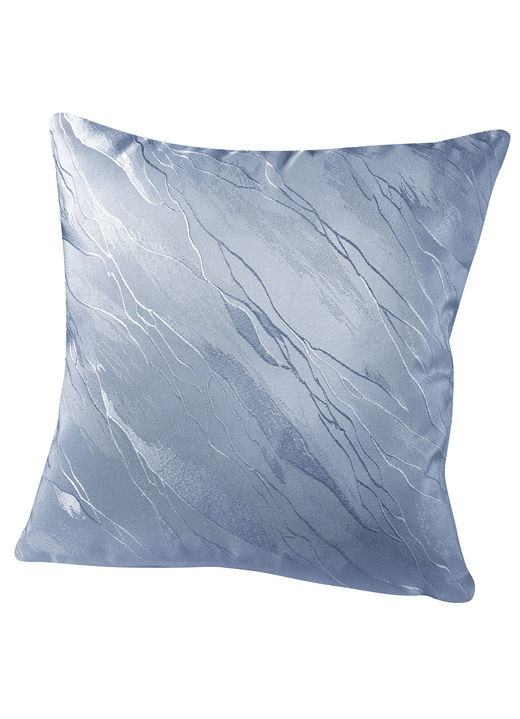 Tafellakens - Discreet tafelkleed in marmerlook, in Größe 100 (loper, 40/150 cm) bis 404 (Kussensloop, 40/40 cm), in Farbe BLAUW Ansicht 1