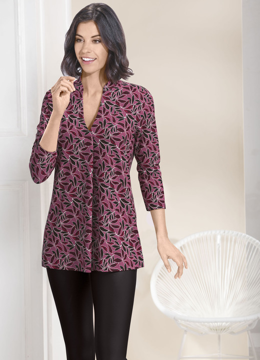 Blouses & tunieken - Shirt tuniek met briljante kleurenprint Blouses & tunieken - Shirt tuniek met briljante kleurenprint, in Größe 036 bis 052, in Farbe ALTROSÉ-SCHWARZ-FUCHSIA-BUNT