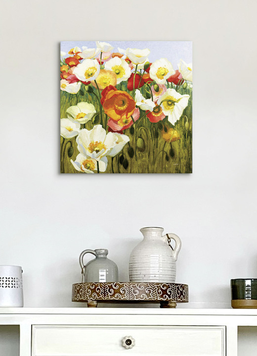 Landschap  - Hoogwaardig canvas schilderij, in Farbe WIT Ansicht 1