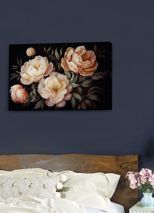 Bloemen - Hoogwaardig canvas schilderij met digitale print, in Farbe KLEURRIJK Ansicht 1
