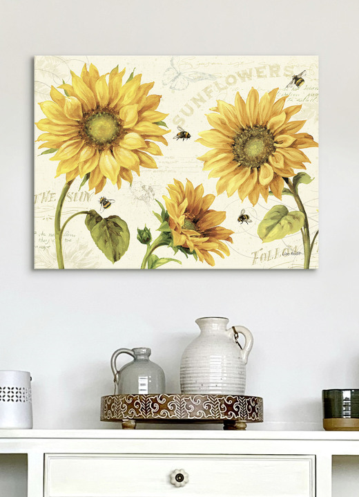 Blumen - Bild, in Farbe GELB-CREME Ansicht 1