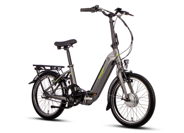 Elektromobilität - Falt-E-Bike silber, in Farbe SILBER Ansicht 1