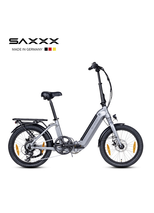 Elektromobilität - Falt-E-Bike, in Farbe GRAU-SILBER-MATT Ansicht 1