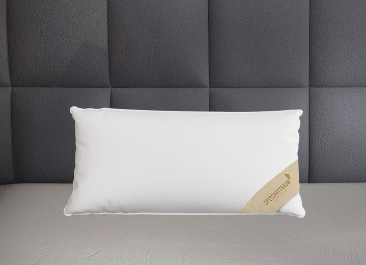 Dekbedden e.d. - Premium kwaliteit kussens van Spessarttraum, in Größe 120 (80/80 cm) bis 121 (40/80 cm), in Farbe WEISS Ansicht 1