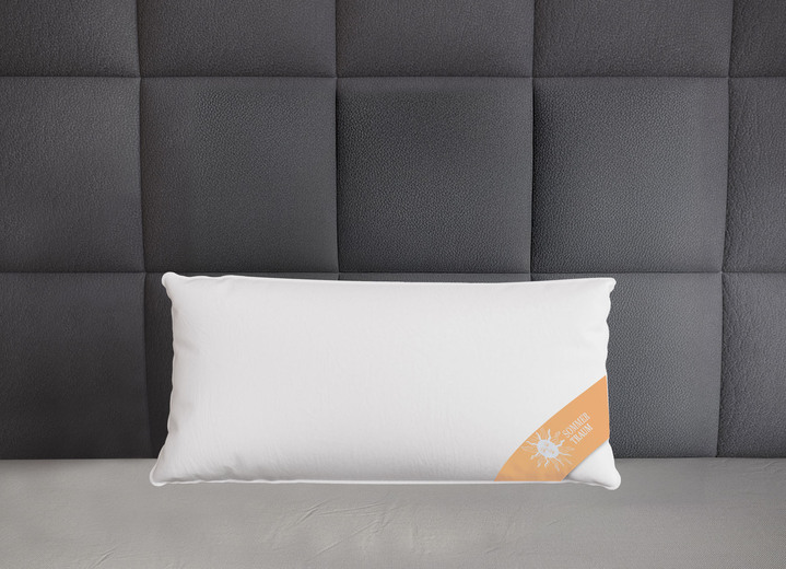 Bettwaren - Kissen, in Größe 120 (80/80 cm) bis 121 (40/80 cm), in Farbe WEISS Ansicht 1