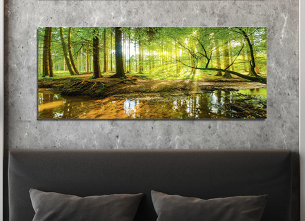 Hoogwaardige canvas foto op spieraam