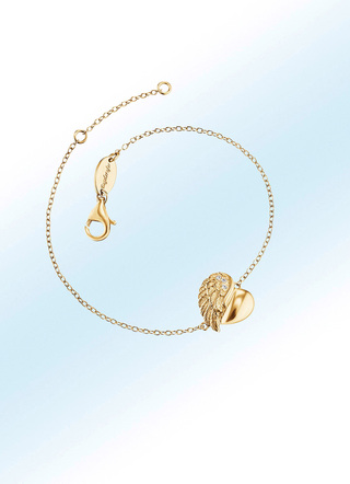 Armband 'Hartvleugel', verguld