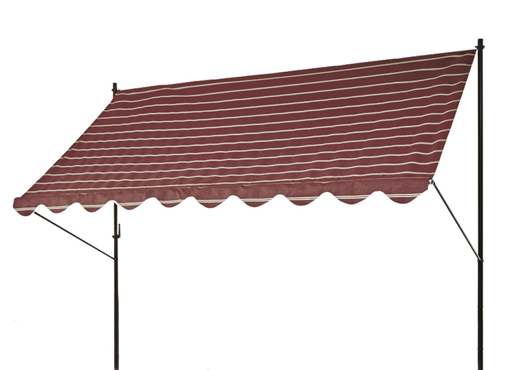 Inkijk- en zonwering - Klem-zonnescherm met kettingaandrijving binnenin, in Größe 150 (Breedte 150 cm) bis 400 (Breedte 400 cm), in Farbe BESSEN Ansicht 1