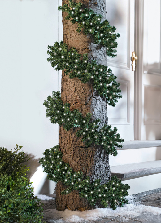 - Sparrenslinger met LED-verlichting, in Farbe GROEN
