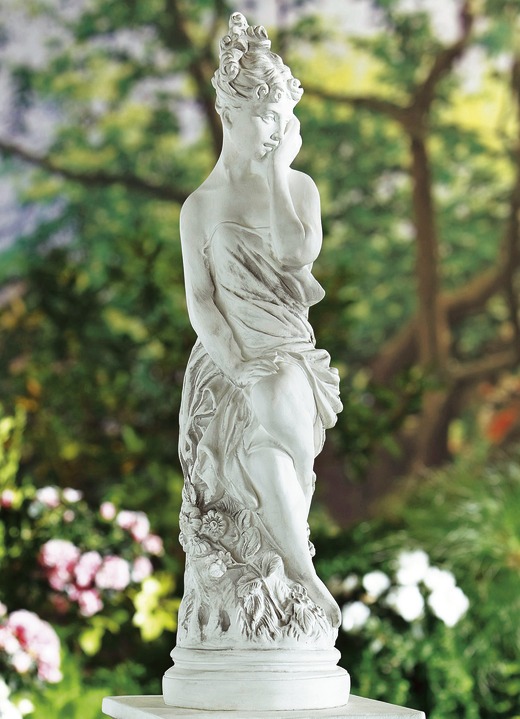 Tuindecoraties - Figuur ‘Grazia‘, in Farbe WIT