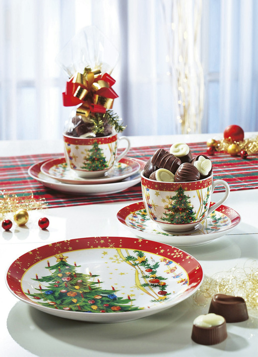 - Kerst couvert set, in Farbe , in Ausführung Couvertset, 3-delig
