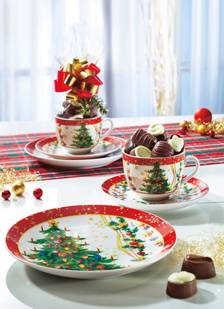 Kerstcouvert-set