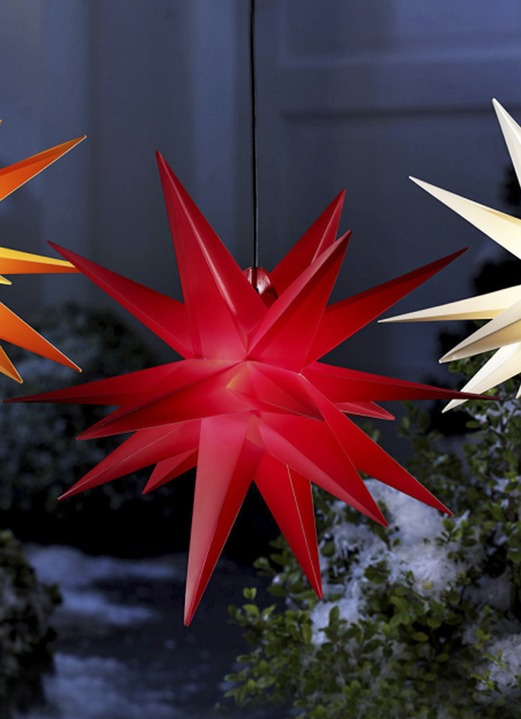 - Verlichte kerstster met timer, in Farbe ROOD Ansicht 1