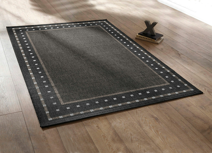 Klassiek - Duurzame bruggen en tapijten, in Größe 112 (vloerkleed, 60 x 110 cm) bis 288 (tapijt, 240 x 340 cm), in Farbe ANTRACIET Ansicht 1