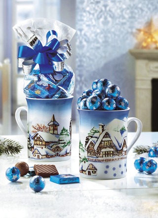 Kopjes winterlandschap, set van 2, met zoete vulling