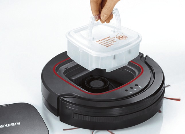 Met batterij - SEVERIN RB7025 Chill robotstofzuiger, in Farbe DONKERGRIJS Ansicht 1
