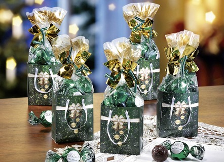 Geschenkzakjes, set van 5, met zoete vulling